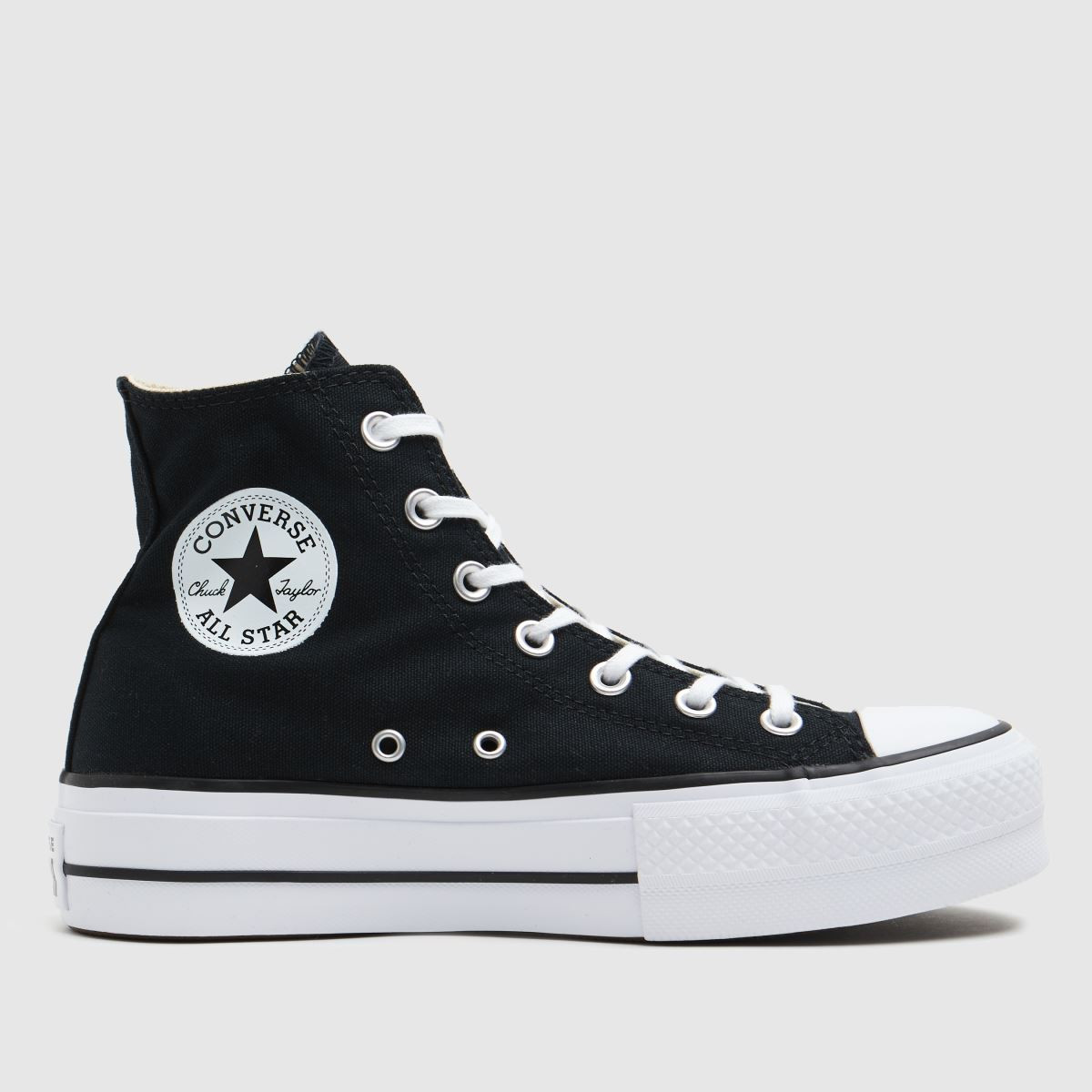Converse black all star lift hi trainers | Schuh