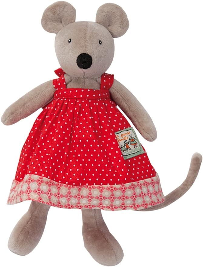 Moulin Roty "La Grande Famille" Collection Plush Stuffed Animal - TINY Nini the Mouse, 8" | Amazon (US)