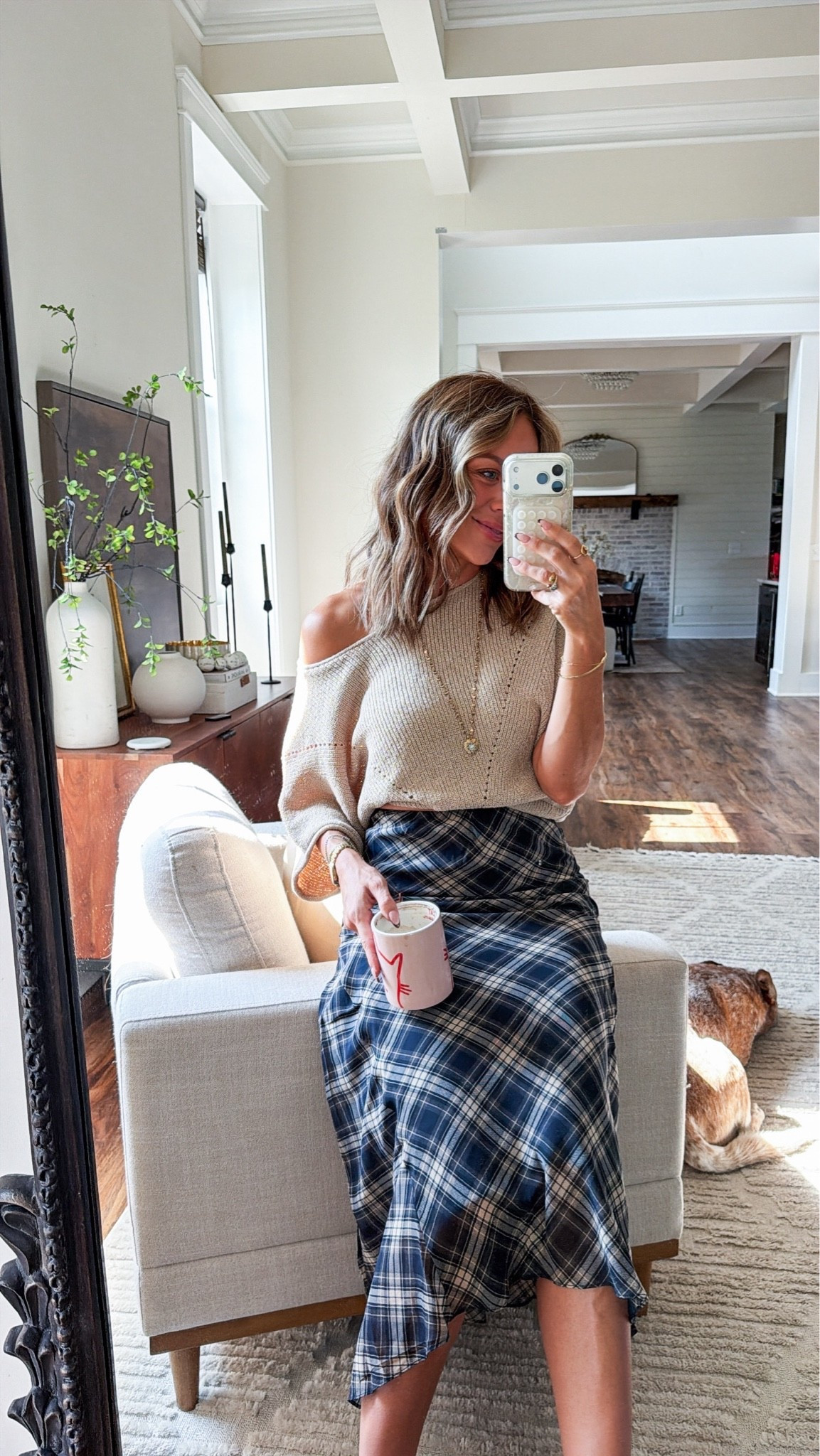 Early fall outfit! In xs skirt & small sweater

#LTKootd #LTKgrwm #LTKSaleAlert