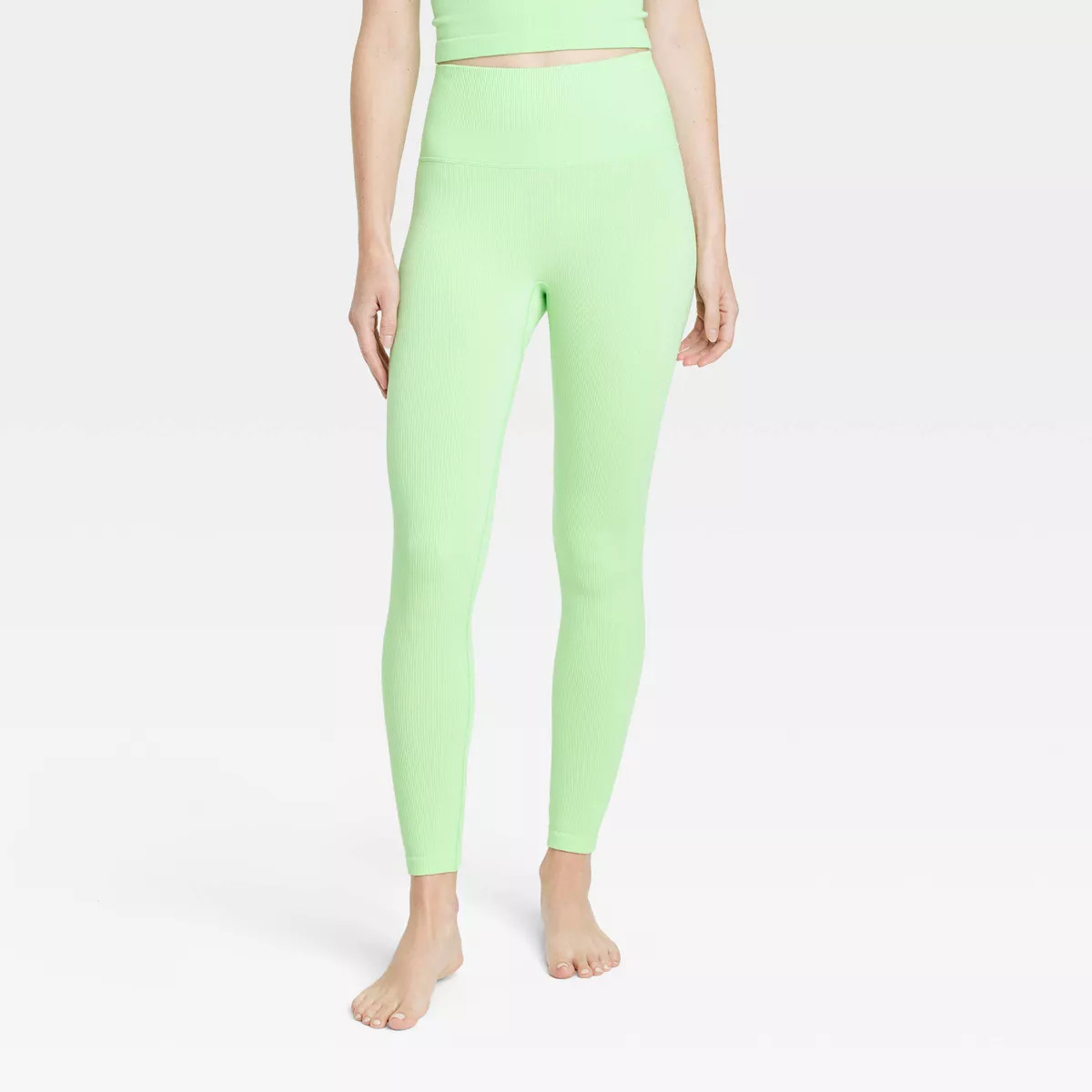 Women's Seamless High-Rise Rib Leggings - All In Motion™ | Target