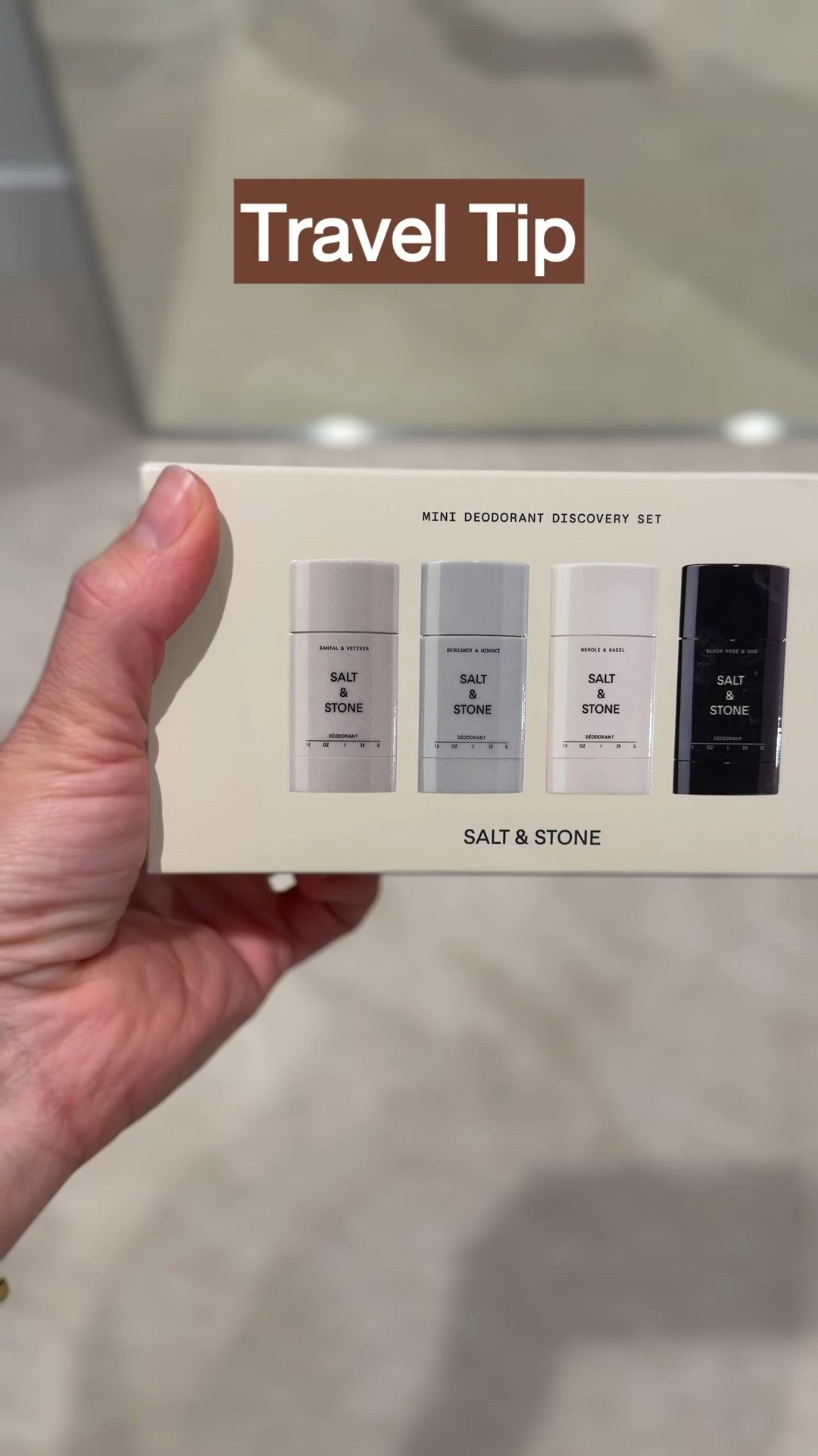 Mini discovery sets are the travel lover’s dream. Perfectly sized and each scent smells incredible. I’m loving my Salt + Stone mini set featuring:

• Santal & Vetiver
• Bergamot & Hinoki
• Neroli & Basil
• Saffron & Cedar
• Black Rose & Oud

Try before investing in full sizes or gift it to someone who loves testing new fragrances.

✨ Tip: Pack this set in your carry-on pouch so you can refresh mid-travel. They’re small enough to slip into a side pocket!

#LTKBeauty #LTKTravel #LTKFindsUnder50