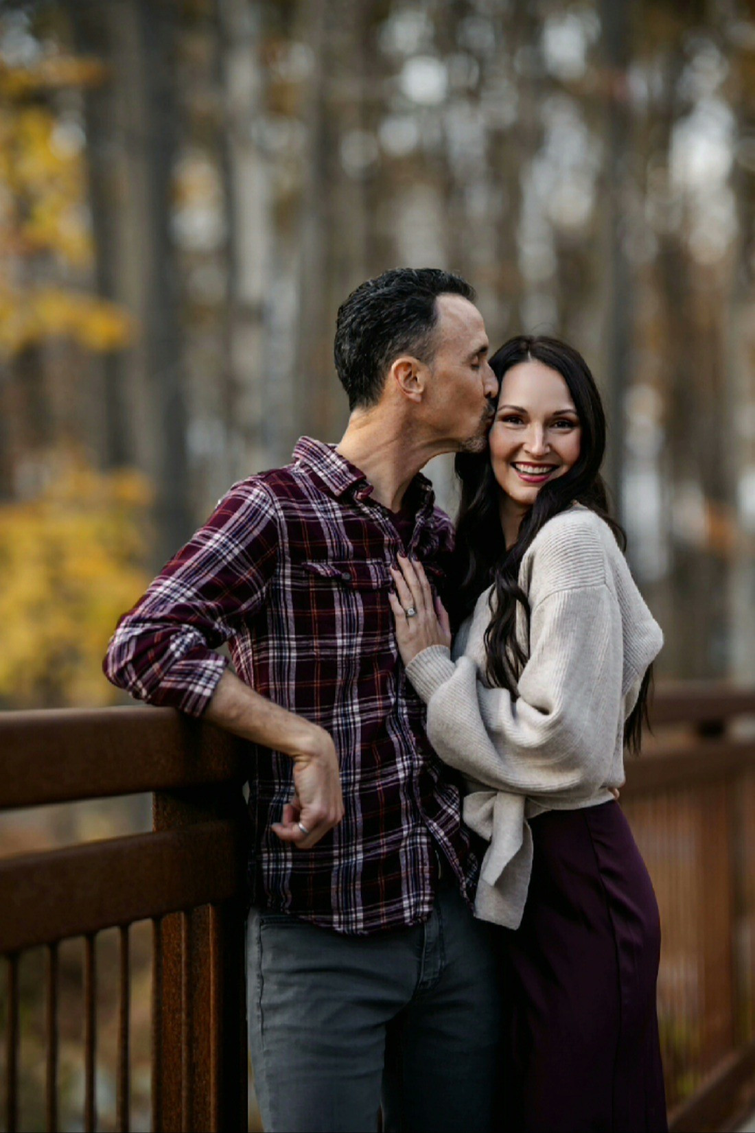 Holiday Family photo outfit inspo - I was so cozy in this long satin skirt and wrap sweater for family photos this year - great winter outfit for holiday parties too! Sweater is currently on sale!

#LTKHoliday #LTKStyleTip #LTKFindsUnder50