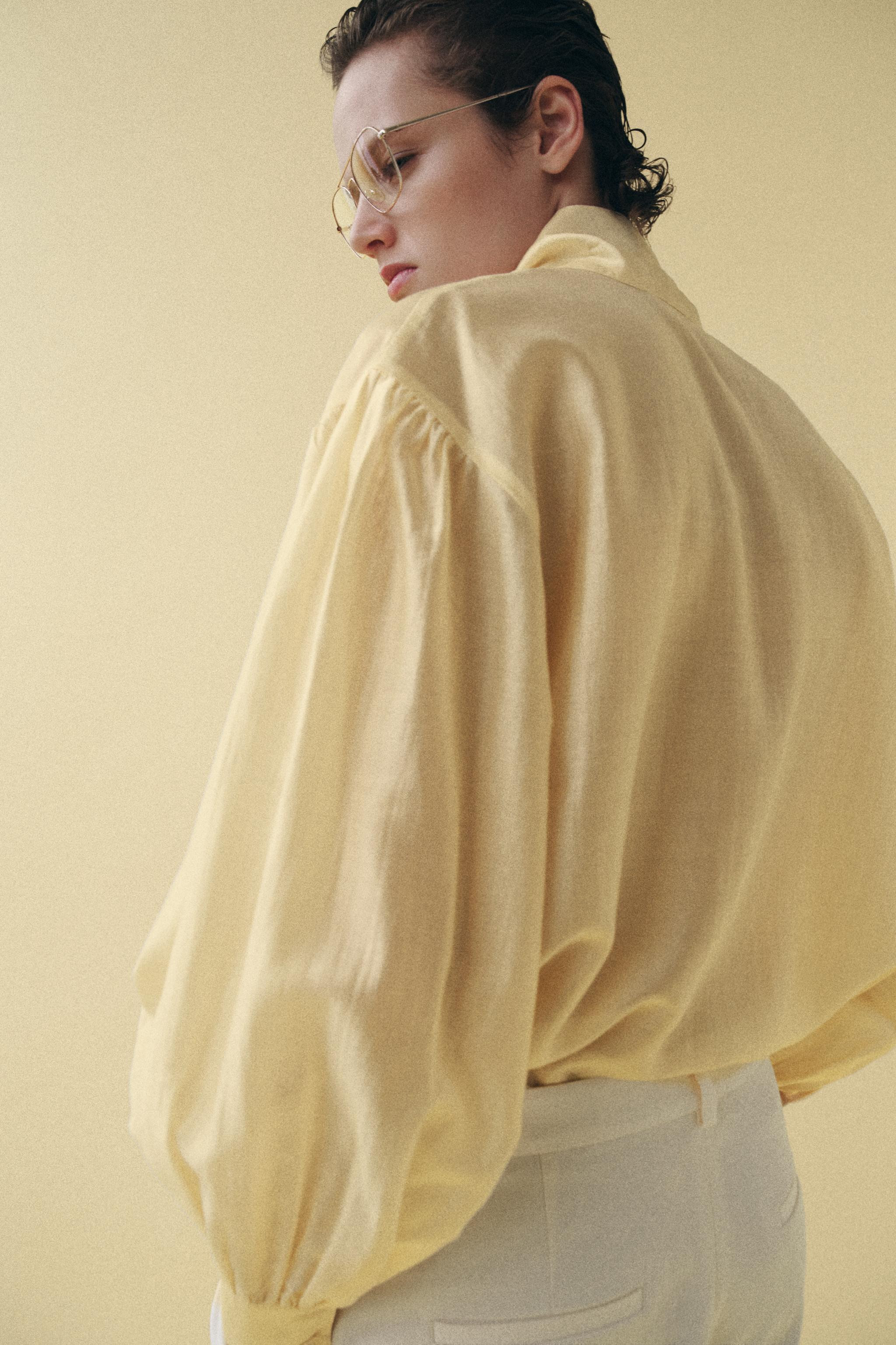 ZW COLLECTION SATIN SHIRT WITH TIES | Zara UK