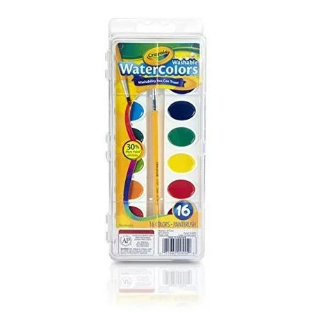 Crayola Washable Watercolors, 16 Count | Walmart (US)