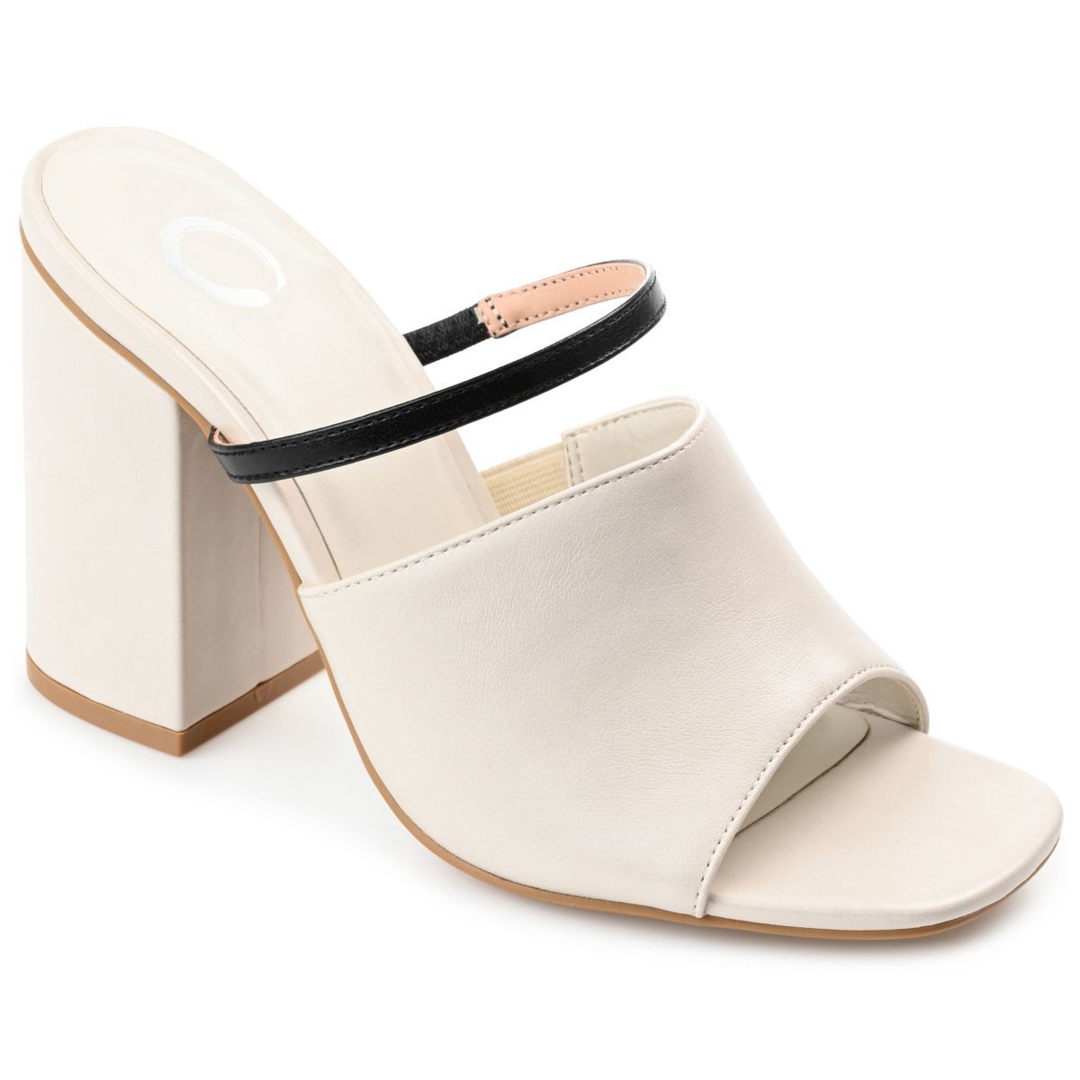 Journee Collection Womens Heiddy Tru Comfort Foam Open Square Toe Block Heel Sandals | Target