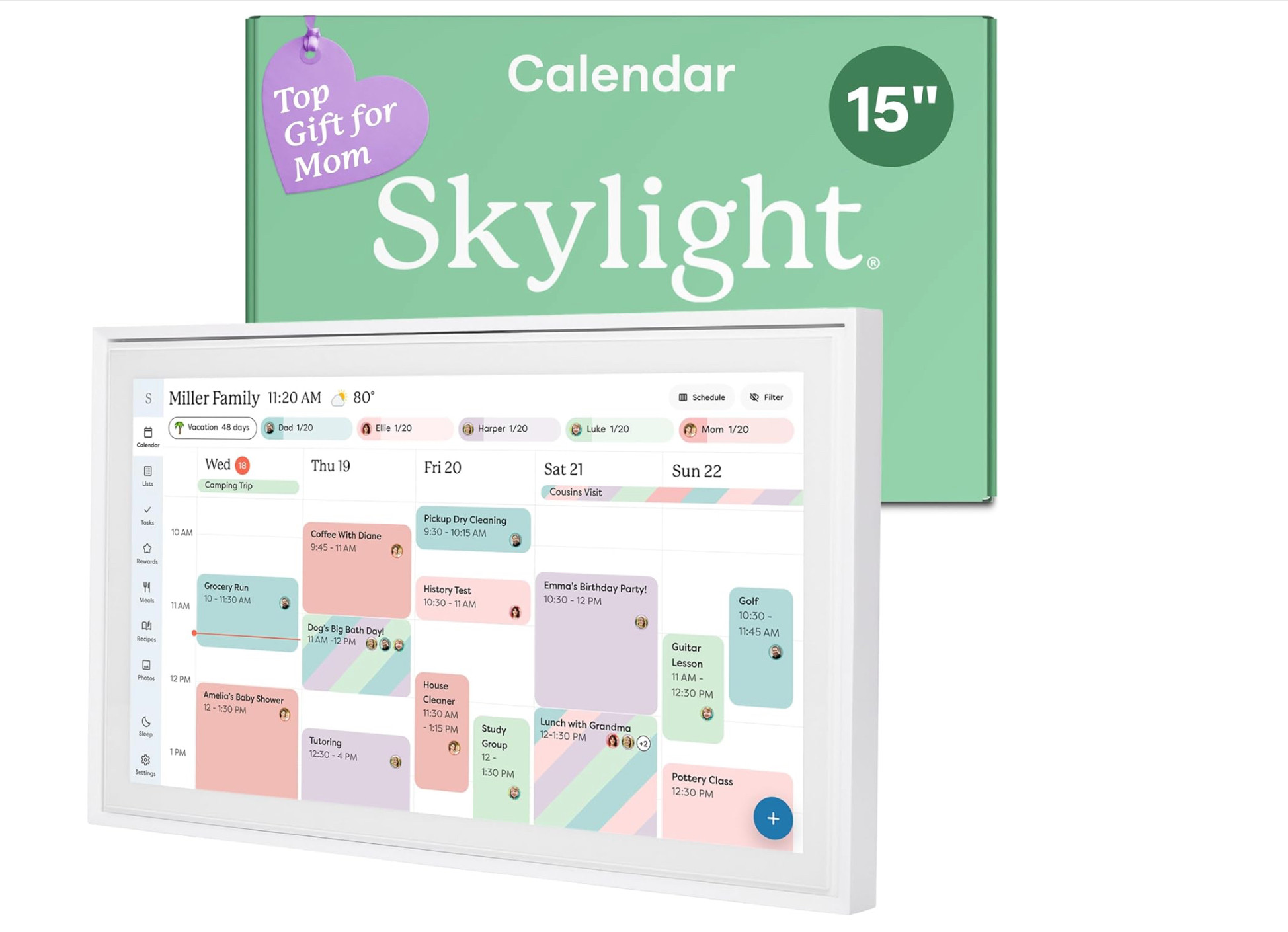 This viral skylight calendar would make a great Mother's Day gift. This calendar gets over 6,000 rave reviews. It's also currently 20% off  

 #LTKMothersDay #LTKOver40 #LTKSaleAlert