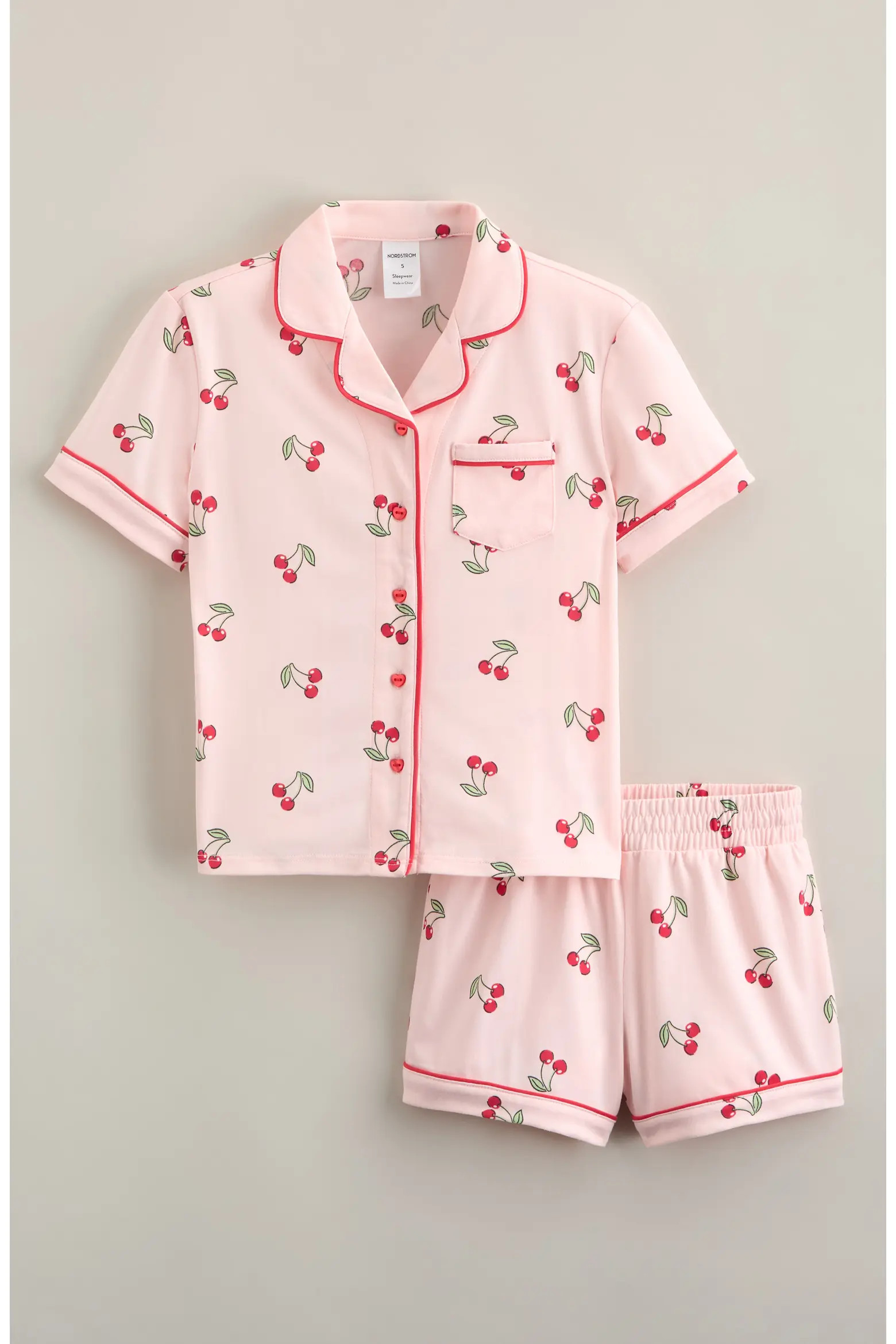 Kids' Print Two-Piece Short Pajamas (Women) | Nordstrom | Nordstrom