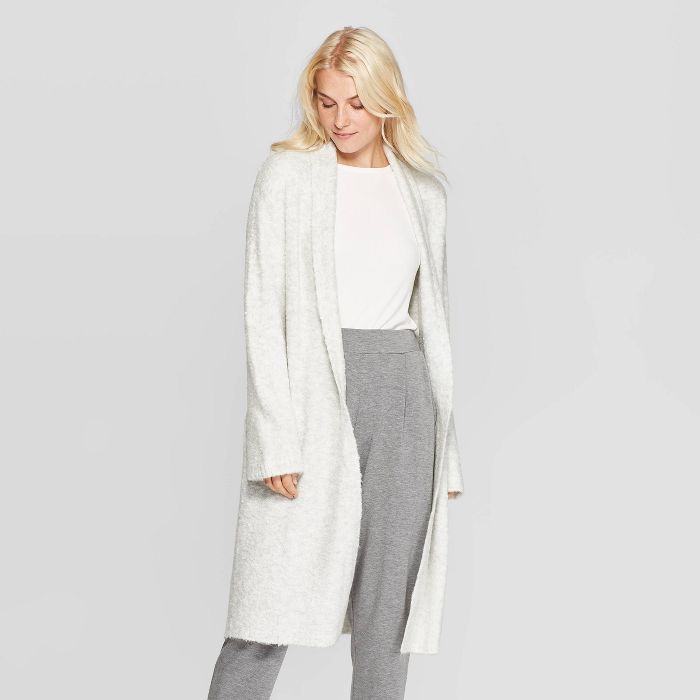 Women's Long Sleeve Open Front Duster Sweater - A New Day™ | Target