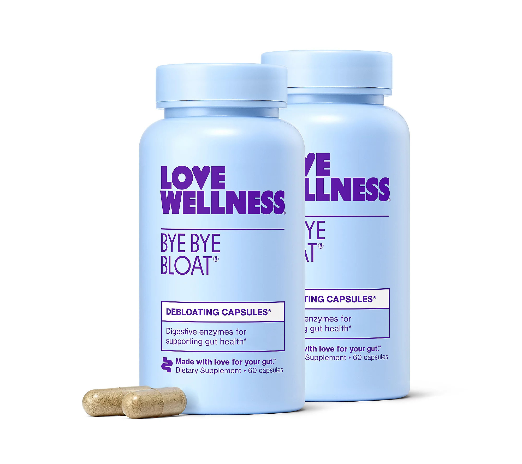 Love Wellness Bye Bye Bloat 60 Days of Supply | QVC