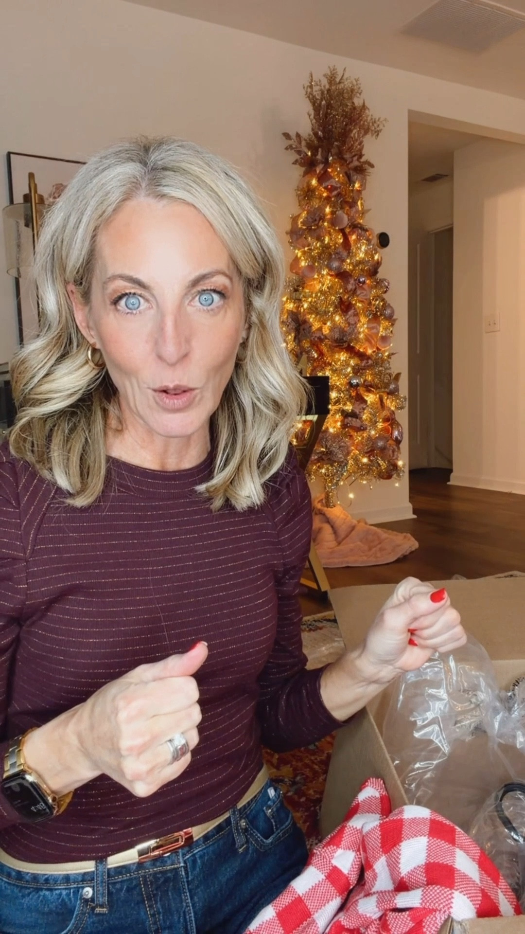 My money saving hack is buy red in December, and you can wear it in February! This new drop from free assembly is so good  ♥️

#LTKootd #LTKdayinmylife #LTKHoliday