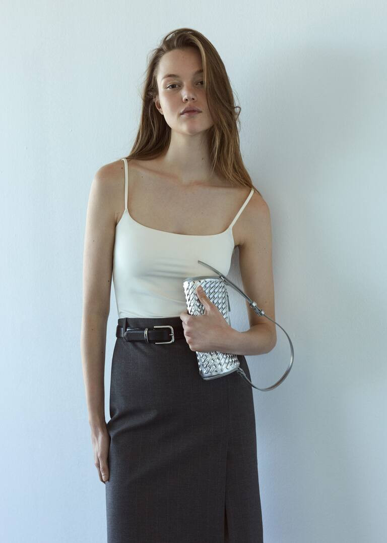 Lattice design bag | MANGO (US)