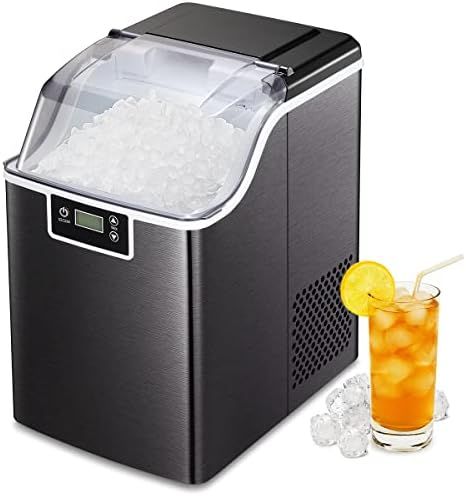 COWSAR Nugget Ice Maker Countertop, Portable Ice Maker Machine with Self-Cleaning Function, 44lbs... | Amazon (US)