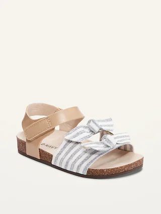 Bow-Tie Sandals for Toddler Girls | Old Navy (US)