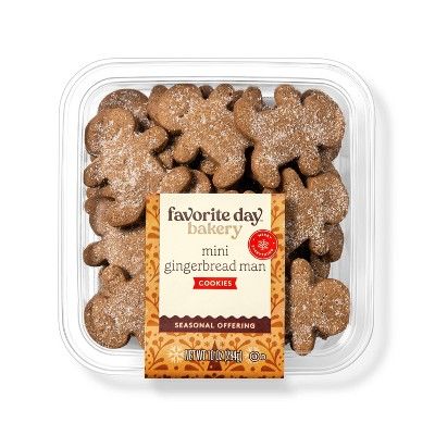 Holiday Gingerbread Men Cookies - 10oz/25ct - Favorite Day&#8482; | Target