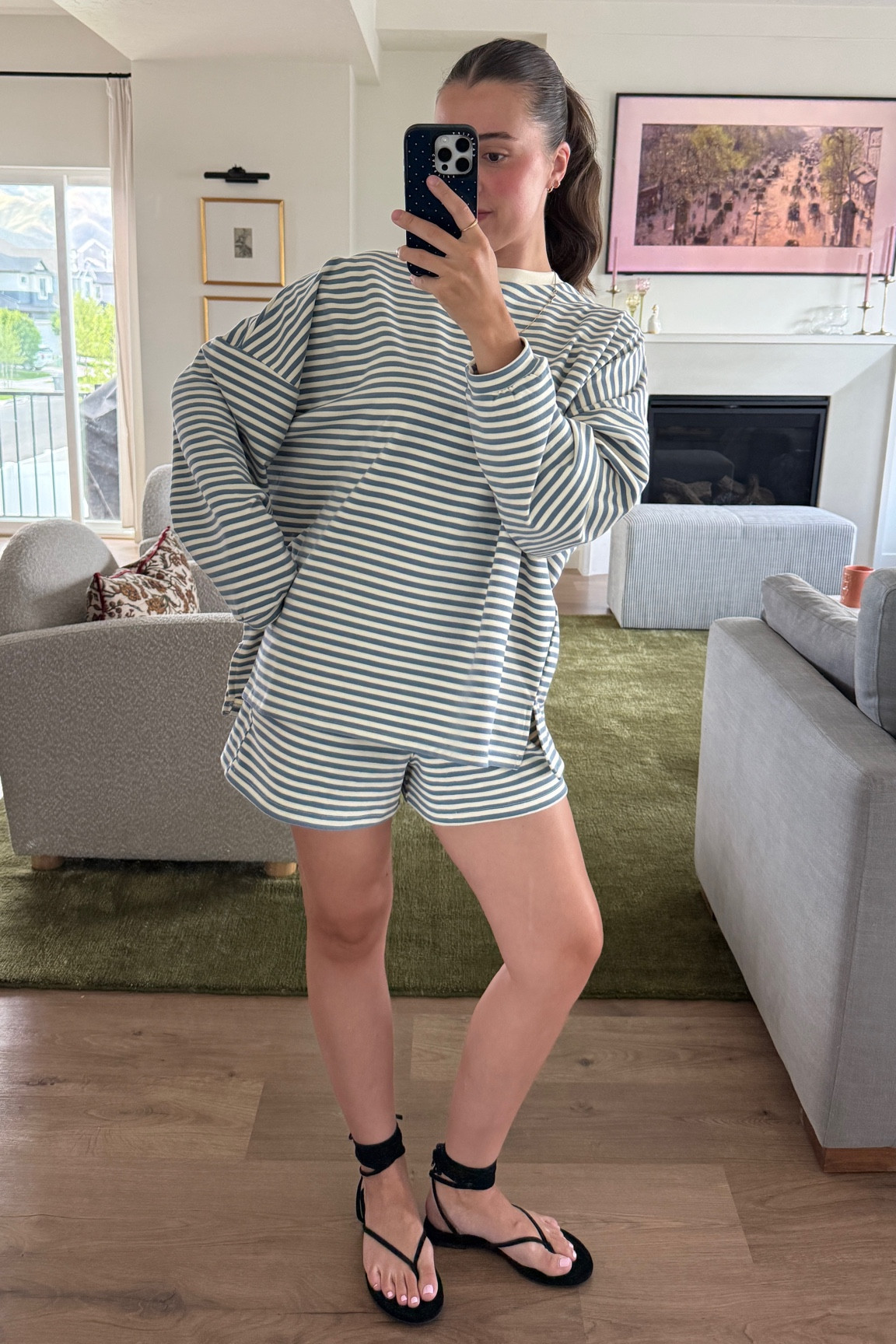Called to surf striped short set! My fav! So soft and washes beautifully. Size small! Code “MADELINEKENT” 🩵