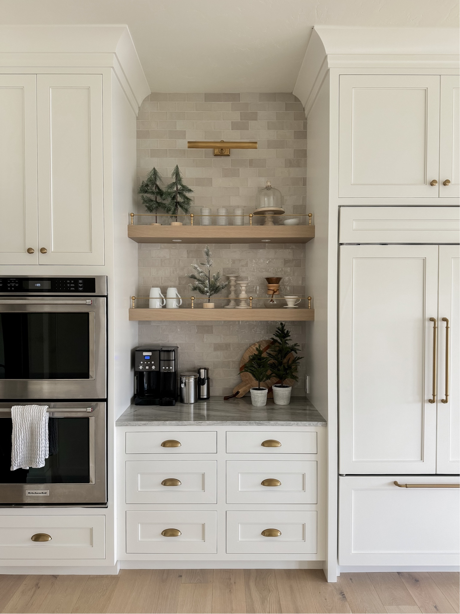 Simple coffee bar styling!

#LTKSeasonal #LTKHoliday #LTKhome