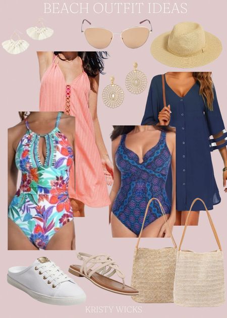 Having fun in the sun with these cute outfit ideas! The swimsuits are on sale floral is $59 was $130 an the navy pattern is now $99 from $198! 

Add the cute cover ups both under $25! 👏

The adorable sandals are on sale for $39 from $59. The slide sneakers are now $59 from $88. 
Go out in style this spring/summer in these great looks!



#LTKswim #LTKFind #LTKSeasonal