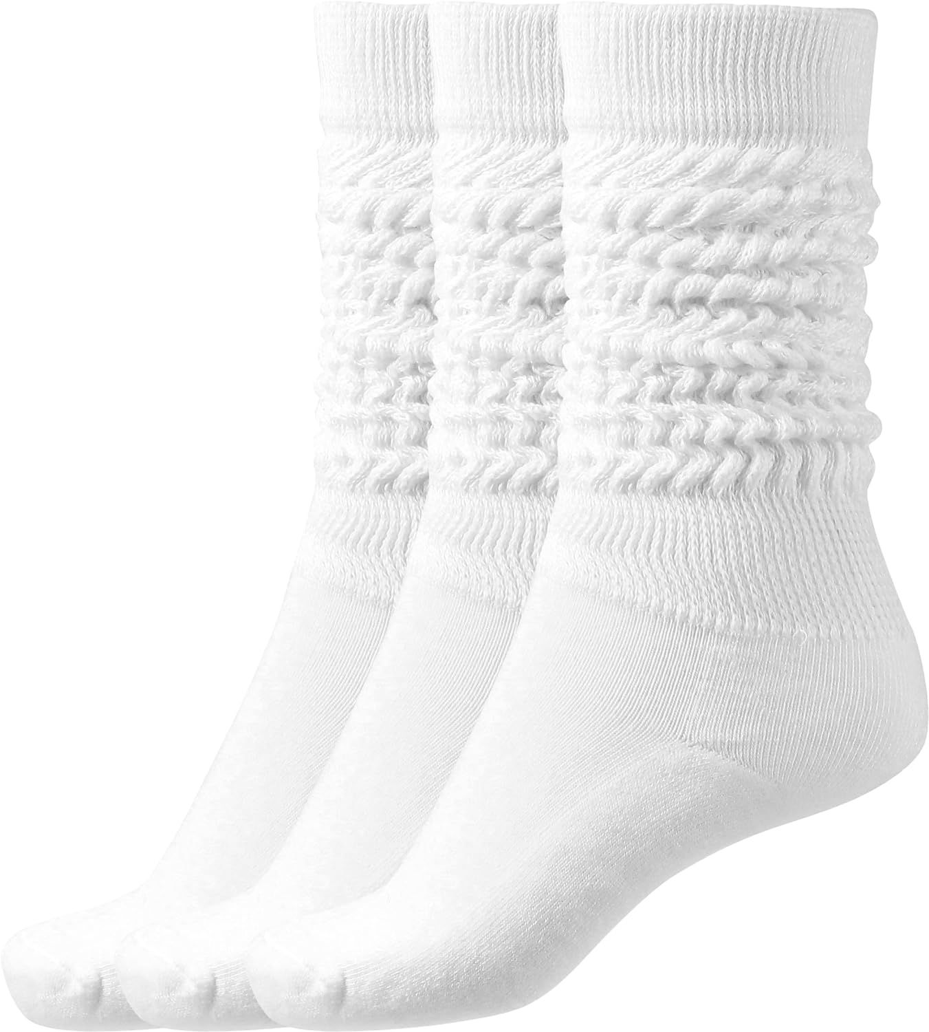 BomKinta Slouch Socks Women Thigh High Boot Socks Soft Scrunch Socks Size 5-11 | Amazon (US)