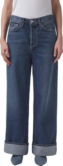 Dame High Waist Wide Leg Organic Cotton Jeans | Nordstrom