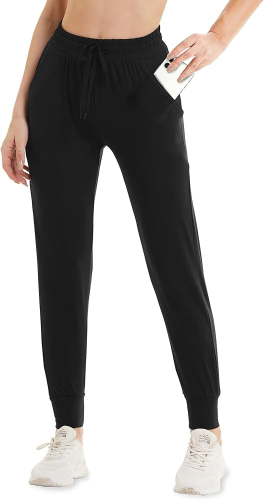 GAYHAY Joggers for Women with Pockets - Womens Sweatpants Lightweight Yoga Lounge Pants for Athle... | Amazon (US)