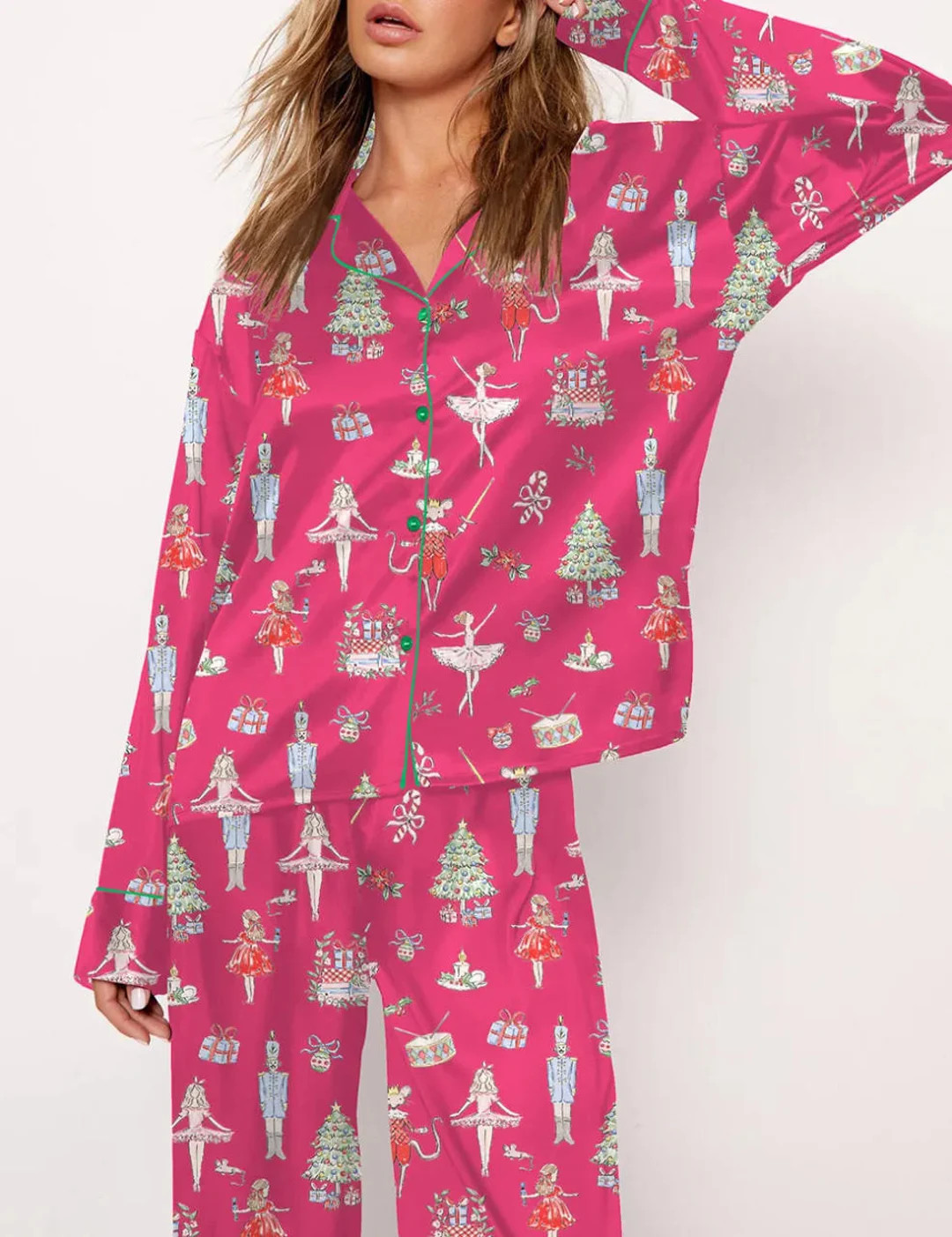 Christmas Nutcracker Ballet Pajama Set Christmas Nutcracker - Etsy | Etsy (US)