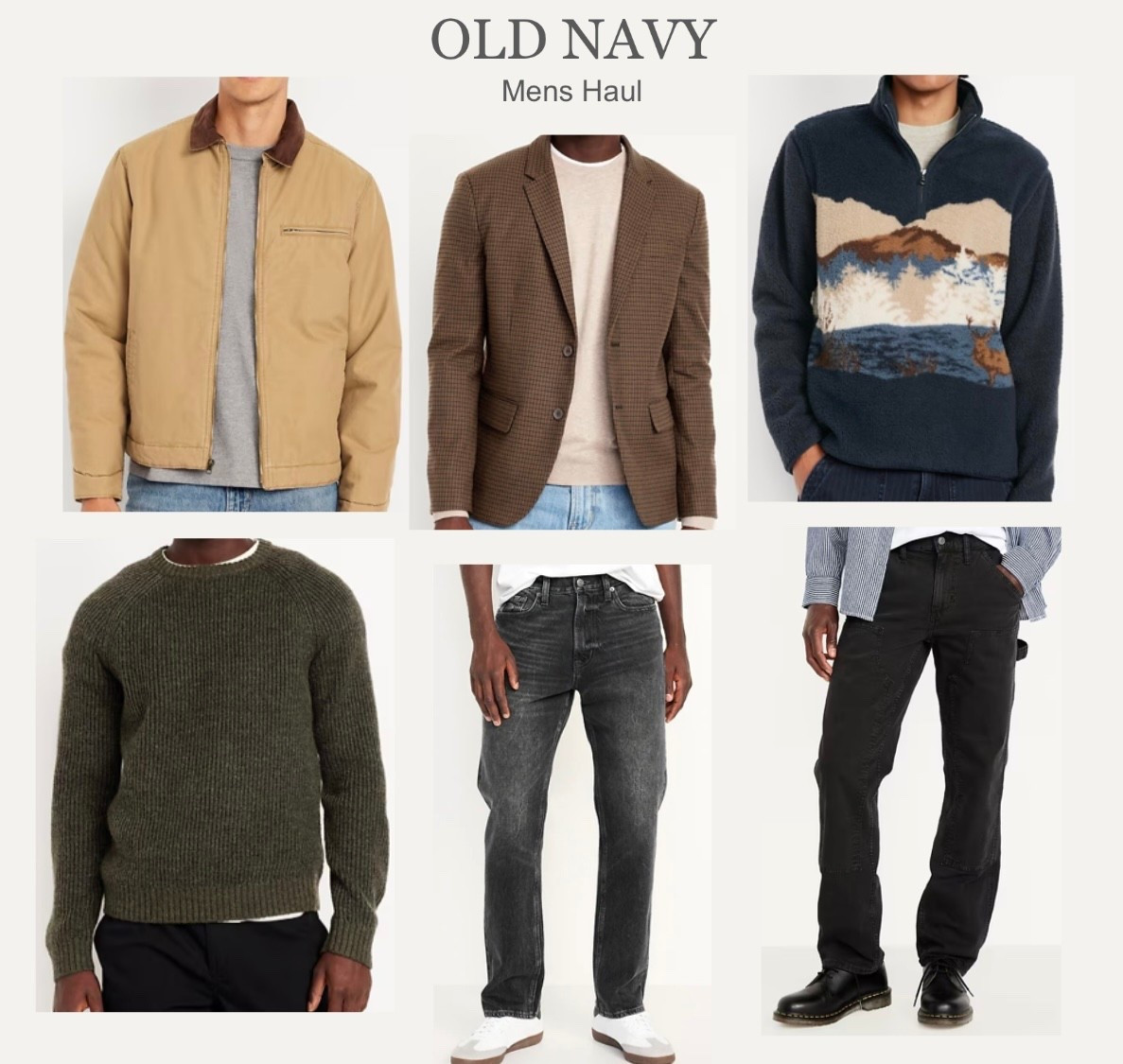 Old Navy Men’s Haul 

#LTKSeasonal #LTKStyleTip #LTKFindsUnder50