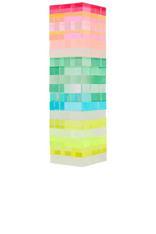 Sunnylife Ombre Lucite Jumbling Tower in Sherbert from Revolve.com | Revolve Clothing (Global)