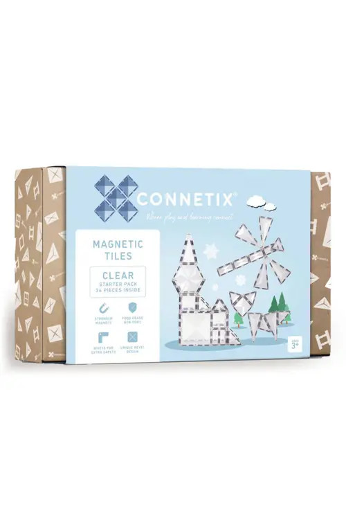 CONNETIX Kids' Clear Magnetic Tiles 34-Piece Starter Pack at Nordstrom | Nordstrom