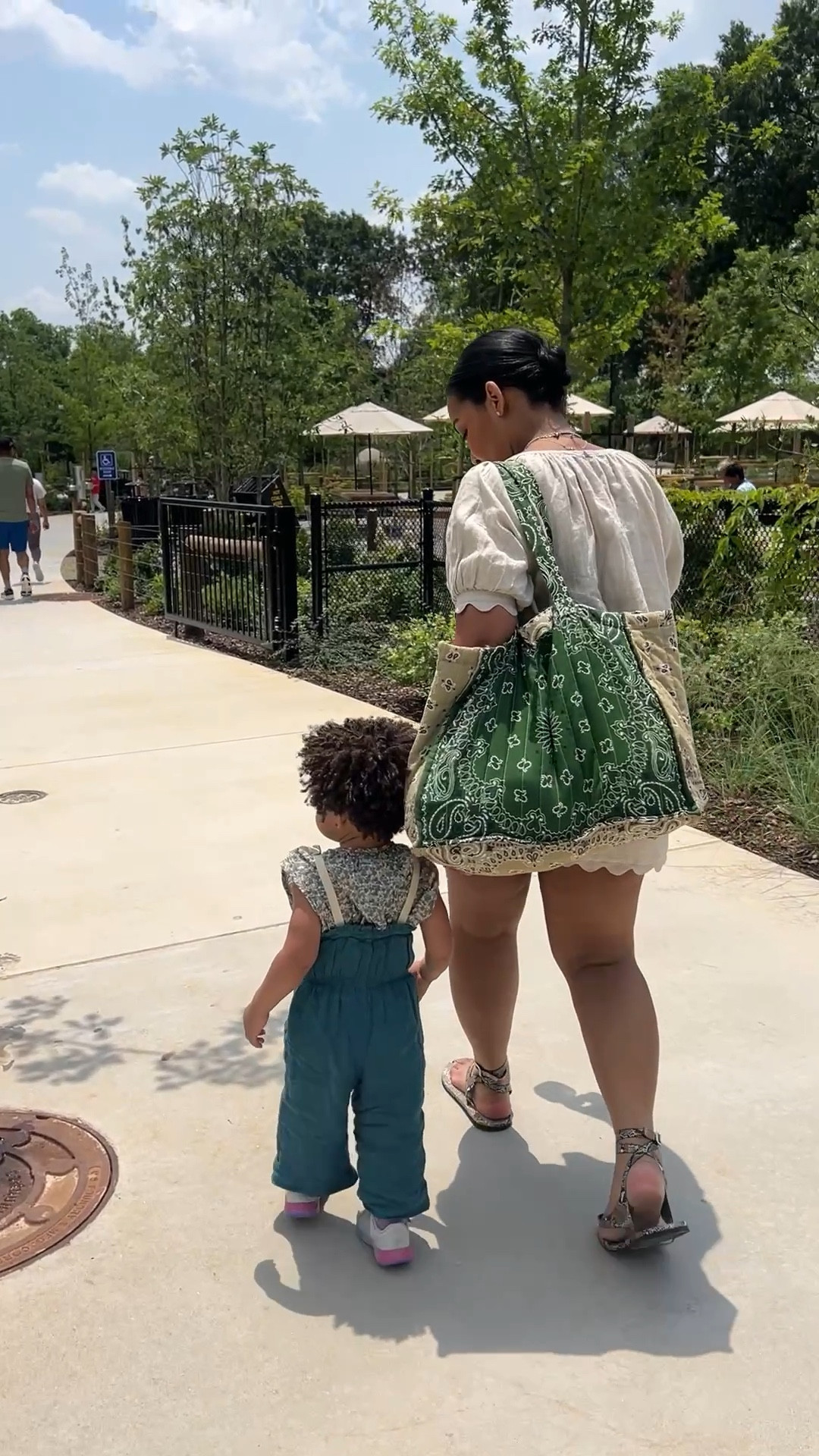 Checking out Gibson Play Plaza in Raleigh at Dorthea Dix Park. Linen is perfect for these days! 

#LTKSummerEdit #LTKBaby #LTKMidsize