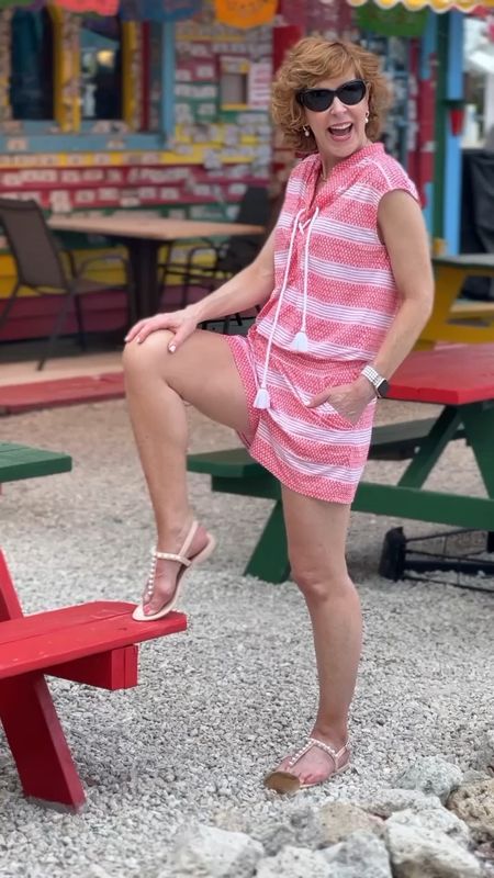 This colorful romper has UPF 50+ sun protection, and it’s the perfect summer outfit for all of your fun in the sun! 

I paired it with Pearl embellished jelly sandals and pearl drop earrings.

#LTKshoecrush #LTKstyletip #LTKSeasonal