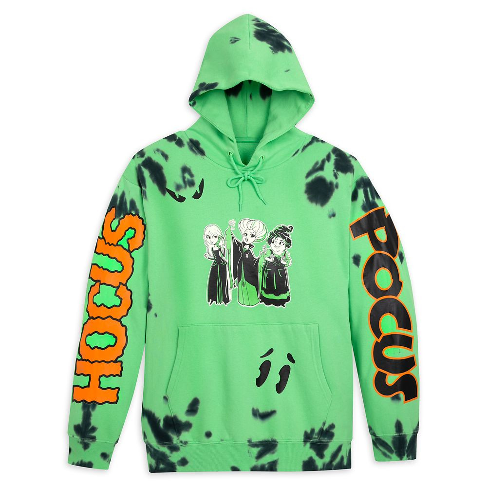 Hocus Pocus Tie-Dye Pullover Hoodie for Adults | Disney Store