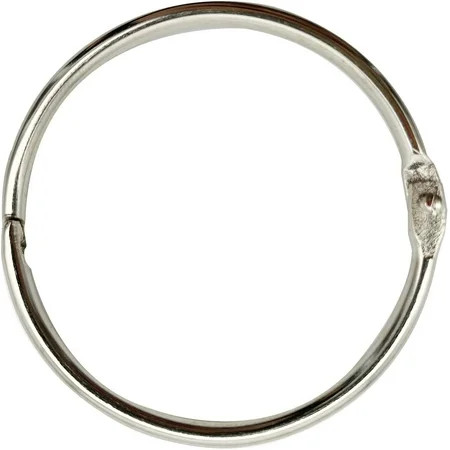 3Inch (12 Pack) Loose Leaf Binder Rings Nickel Plated Steel Binder Rings Keychain Key Rings Metal Bo | Walmart (US)