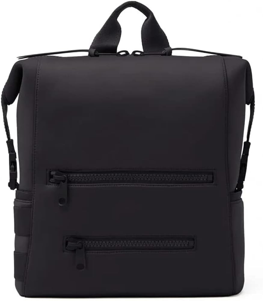 State of Bliss Diaper Bag Backpack Durable Black Neoprene with Changing Pad and Bottle Pockets, L... | Amazon (US)