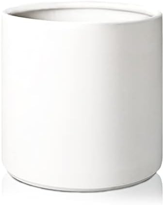 Amazon.com : Mozing Ceramic Plant Pots Indoor - 8 inch Large Garden Planter Pot - Modern Big Flow... | Amazon (US)