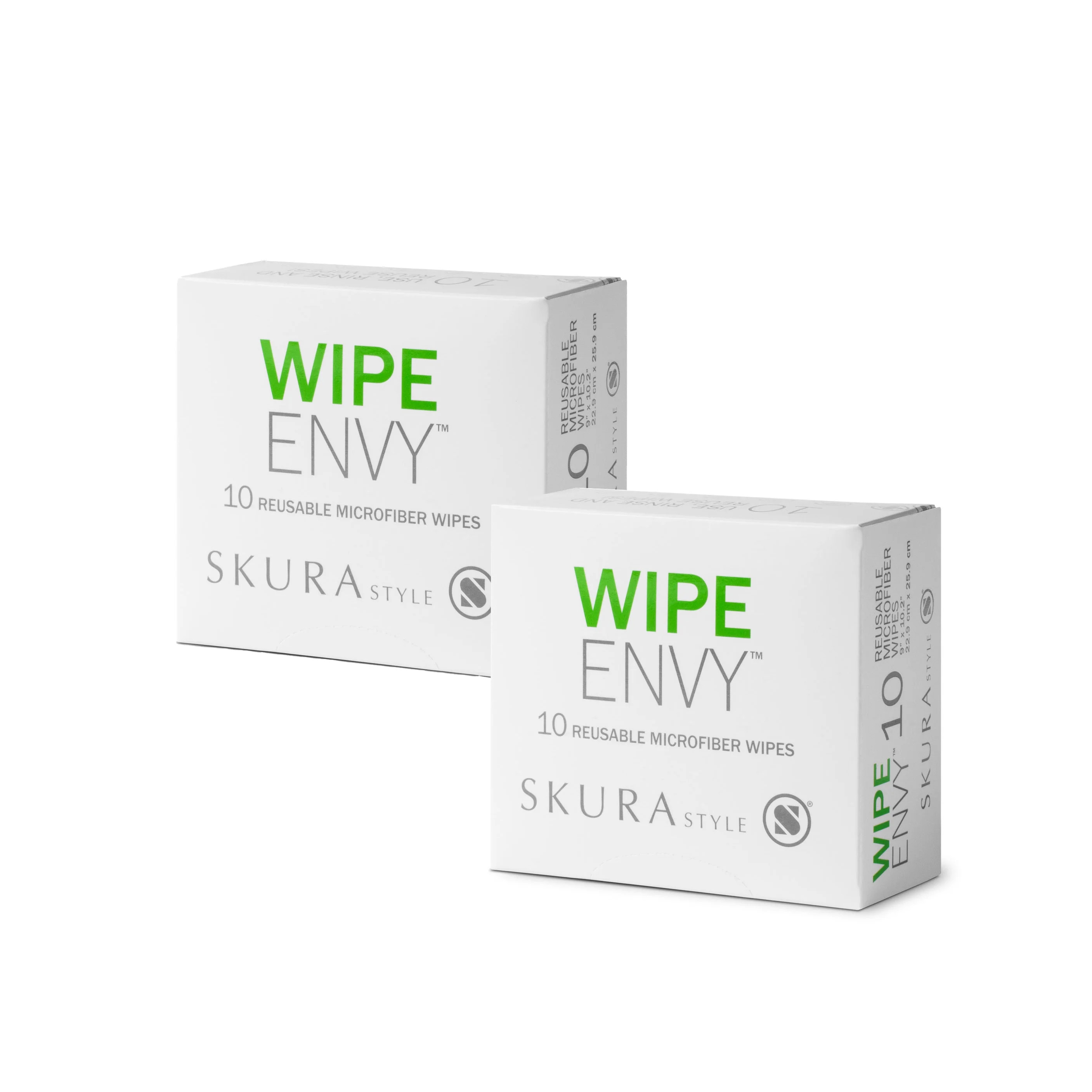 Skura Style WIPE ENVY™ All Purpose Lint Free Microfiber Reusable Cleaning Wipes – White, 20 C... | Walmart (US)