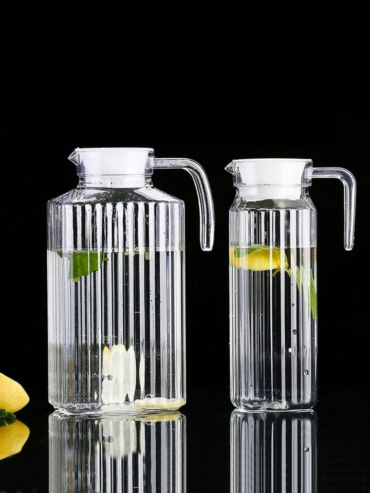1pc Simple Clear Water Pot | SHEIN
