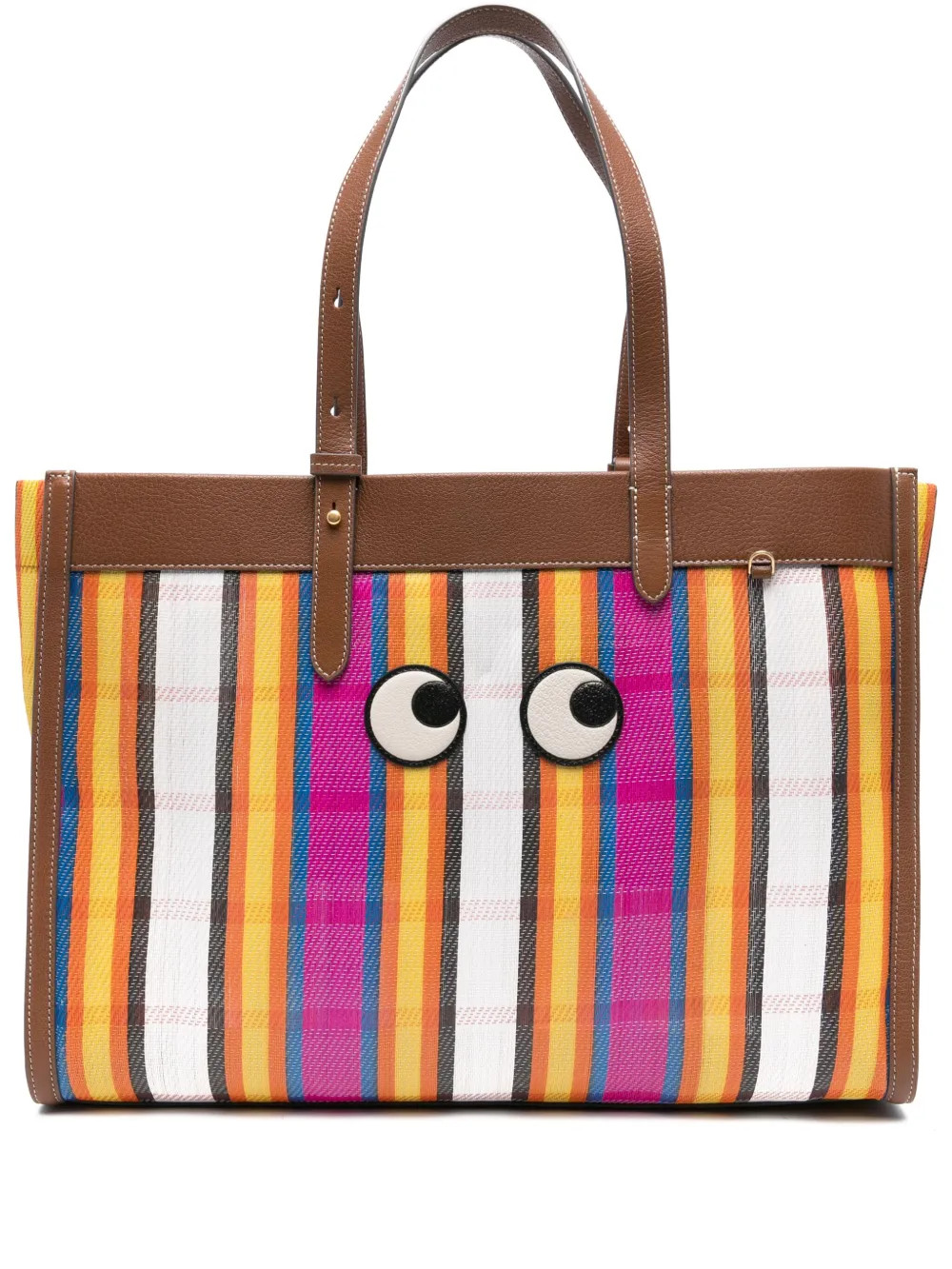 Anya Hindmarch Eyes E/W Tote Bag | Yellow | FARFETCH | Farfetch Global