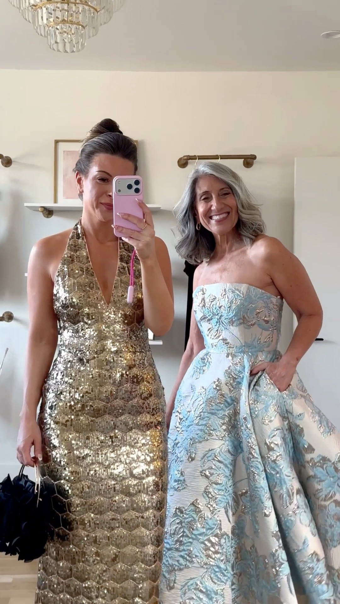Mom and me wedding guest and formal event dresses gold sequin gown and blue floral mother of the bride dress

Vici code: emerson30
Electric picks code: emerson20

Wearing my usual small/2
Mom wears a medium/6

Wedding guest
Formal event
Black tie
Metallic
Sequin
Floral
Mother of the bride
Spring event
Special occasion

#LTKWedding #LTKSeasonal #LTKgrwm