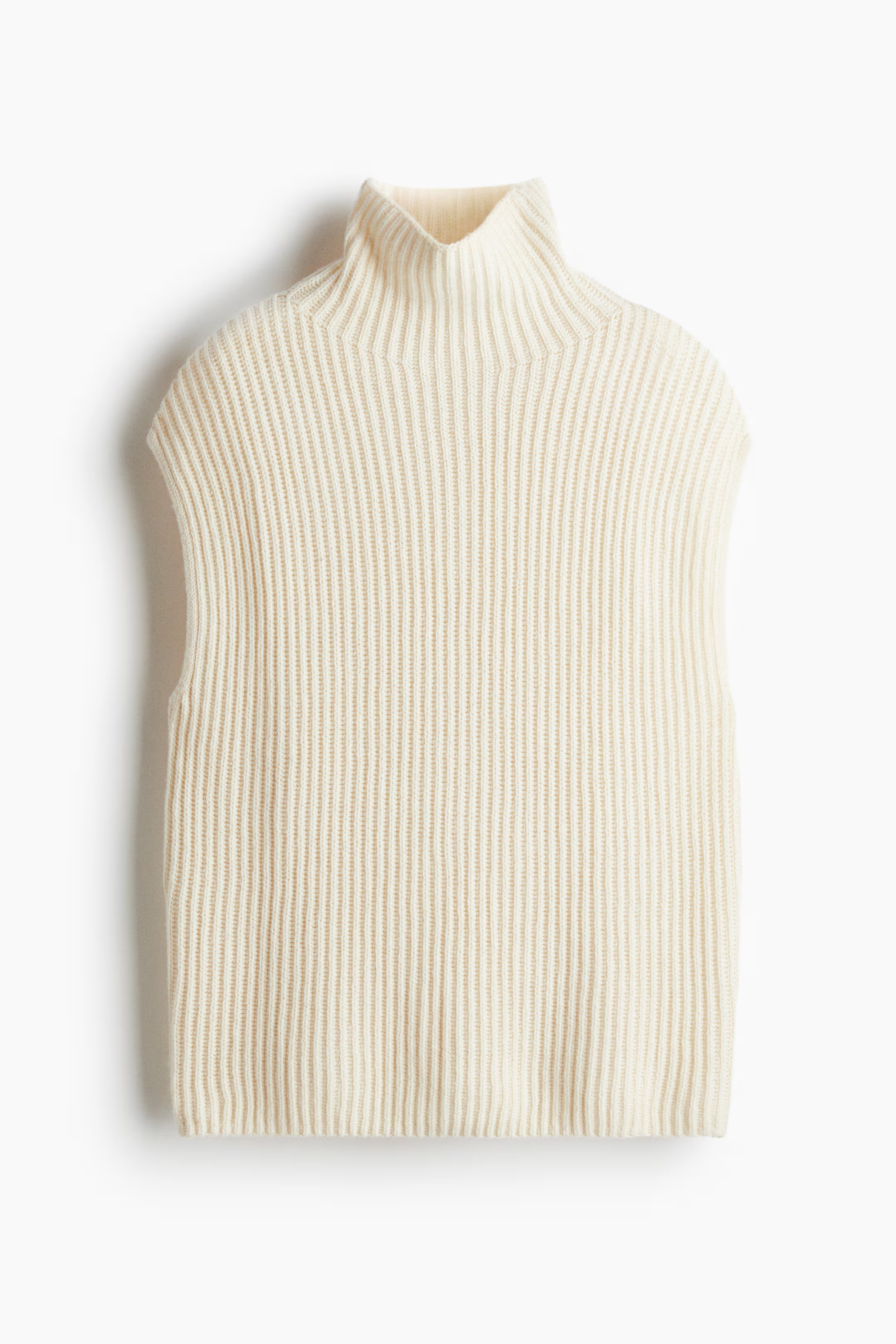 Wool-Blend Mock Turtleneck Sweater Vest | H&M (US + CA)
