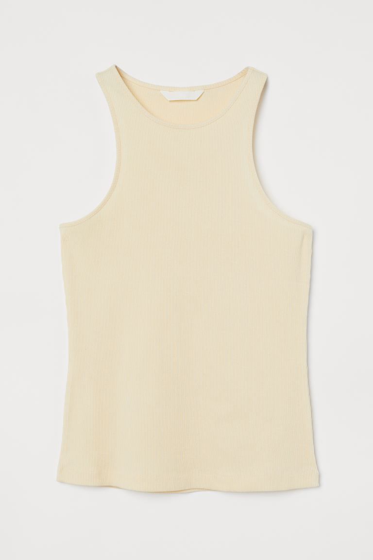 Ribbed vest top | H&M (UK, MY, IN, SG, PH, TW, HK)