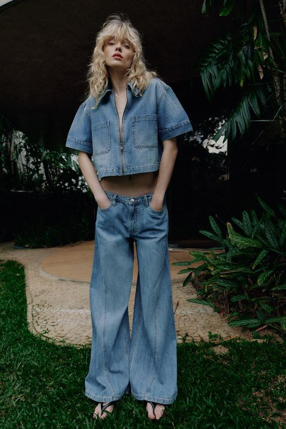 Z1975 HIGH WAIST WIDE LEG JEANS | Zara US