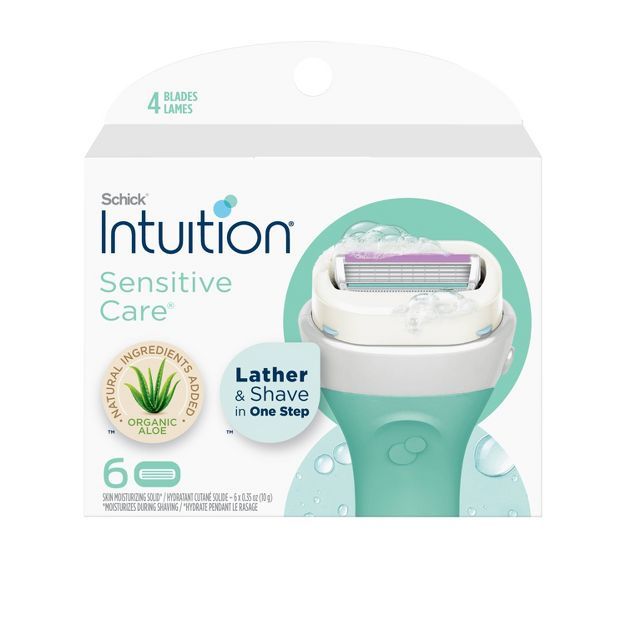 Schick Intuition Sensitive Care Womens Razor Blade Refills | Target