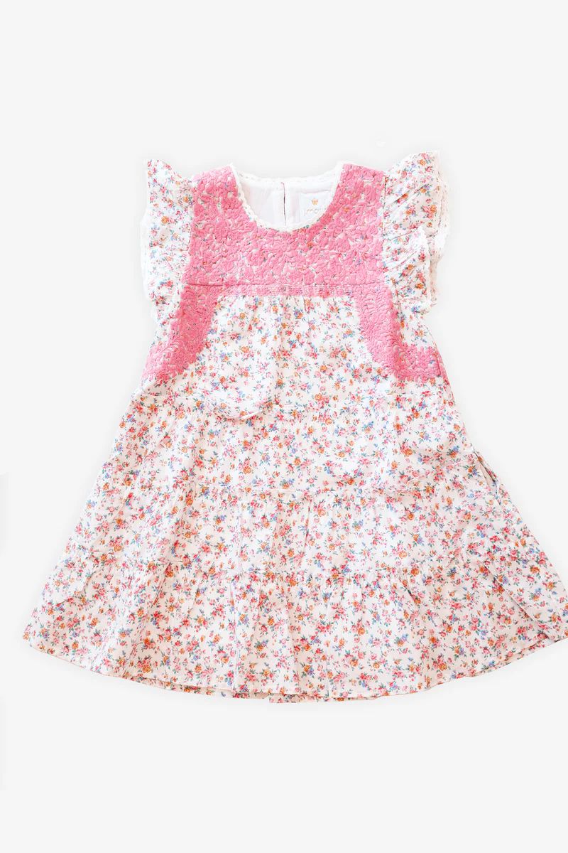 The Rosalee Baby Dress - Pink Floral | The Impeccable Pig
