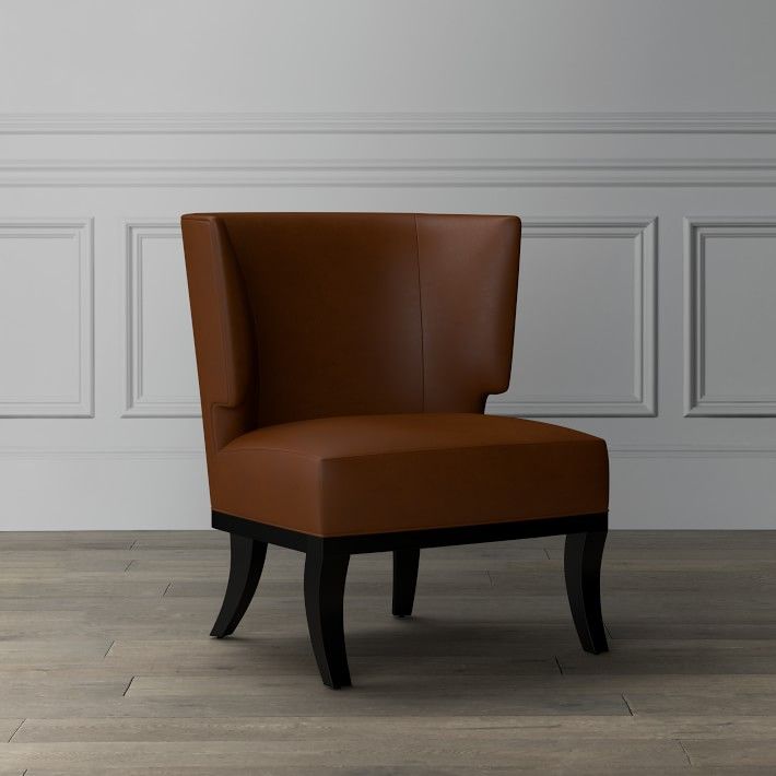 Belmont Leather Occasional Chair | Williams-Sonoma