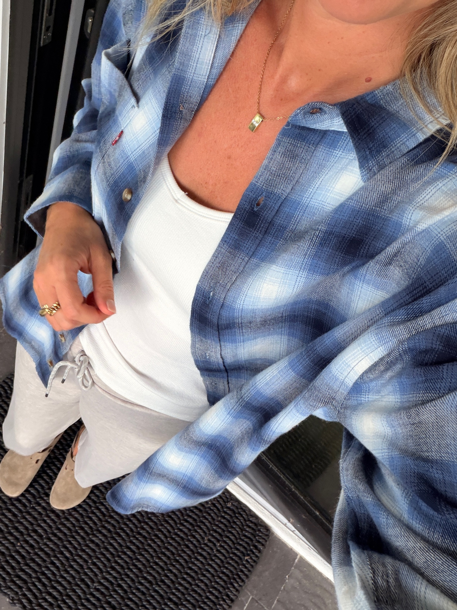 Target flannel size large, sweats size medium

#LTKgrwm #LTKootd #LTKdayinmylife