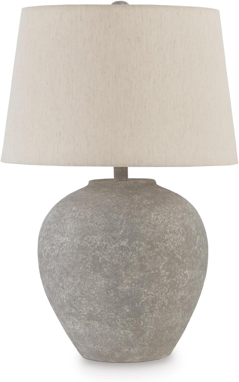 Signature Design by Ashley Dreward Casual 25 Inch Paper Table Lamp, Smoky Brown Finish | Amazon (US)