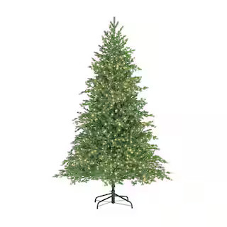 Home Decorators Collection 7.5 ft. Pre-Lit LED Elegant Grand Fir Artificial Christmas Tree 24WL10... | The Home Depot