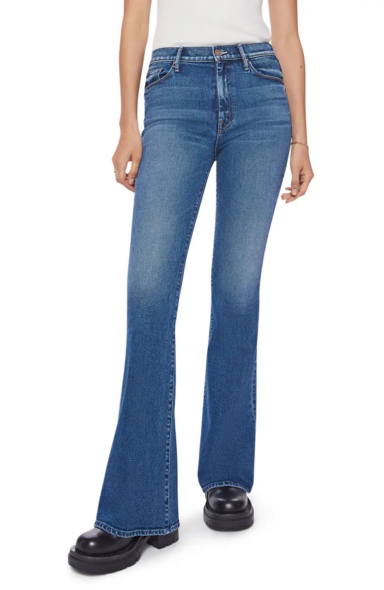 MOTHER The Super Cruiser High Waist Flare Jeans | Nordstrom | Nordstrom