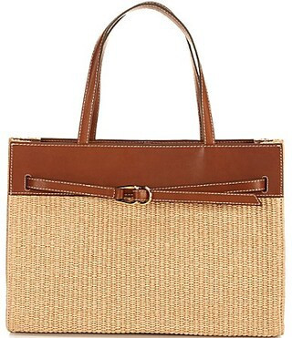 Loeffler Randall Aidan Natural Straw Work Tote - Natural | Dillard's
