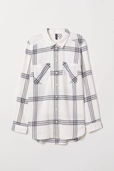 H & M - Cotton Shirt - White | H&M (US + CA)
